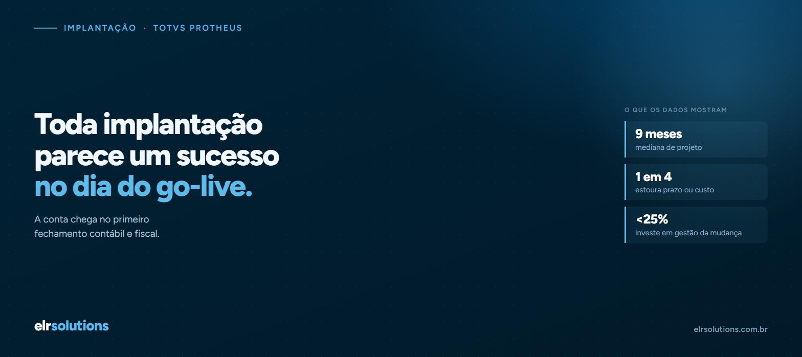 Implantação de Protheus: as 4 fases e o que realmente decide o sucesso